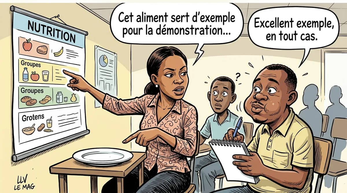 Illustration éditoriale pour Adamaoua : le Programme alimentaire mondial et le ministère de la Santé renforcent la prise en charge nutritionnelle du VIH