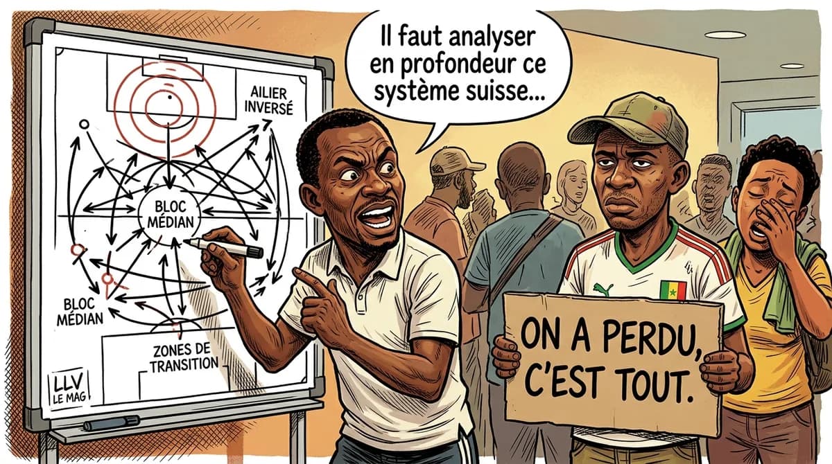Illustration éditoriale pour Algérie s’incline face à la Suisse : leçon pour le football africain