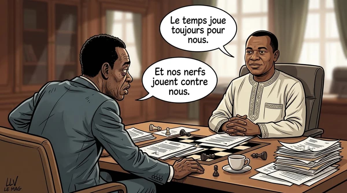 Editorial illustration for Cameroon: The War of Nerves, a Strategy of Collective Mental Exhaustion