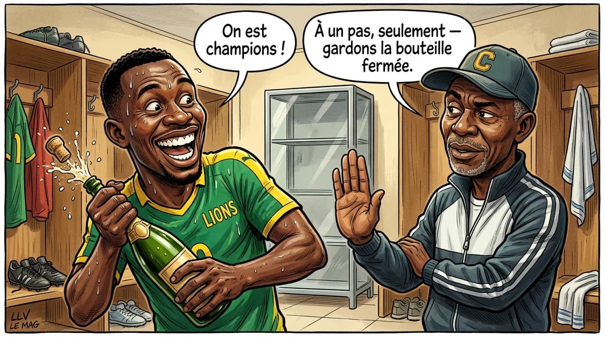 Illustration éditoriale pour Colombe sportive du Dja et Lobo à un pas du sacre du Championnat camerounais