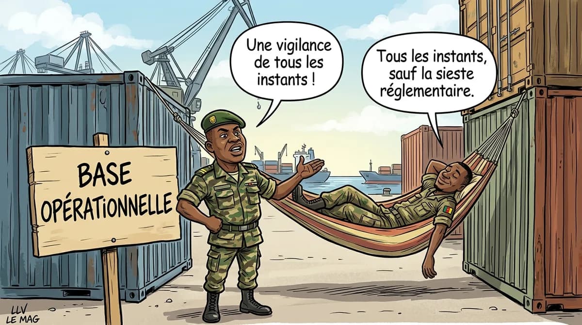 Illustration éditoriale pour Douala‑Bonabéri : le BIR ancré pour sécuriser le principal hub maritime du Cameroun