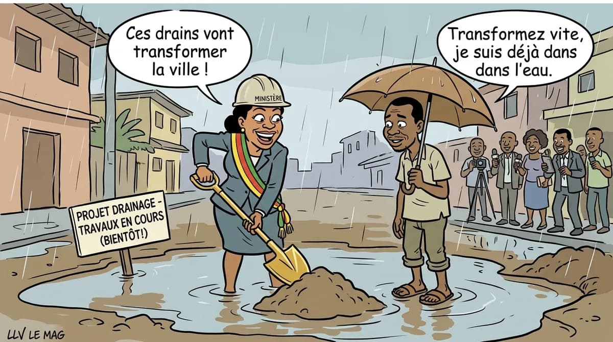 Editorial illustration for Douala Launches Structural Drainage Works on July 8, 2026