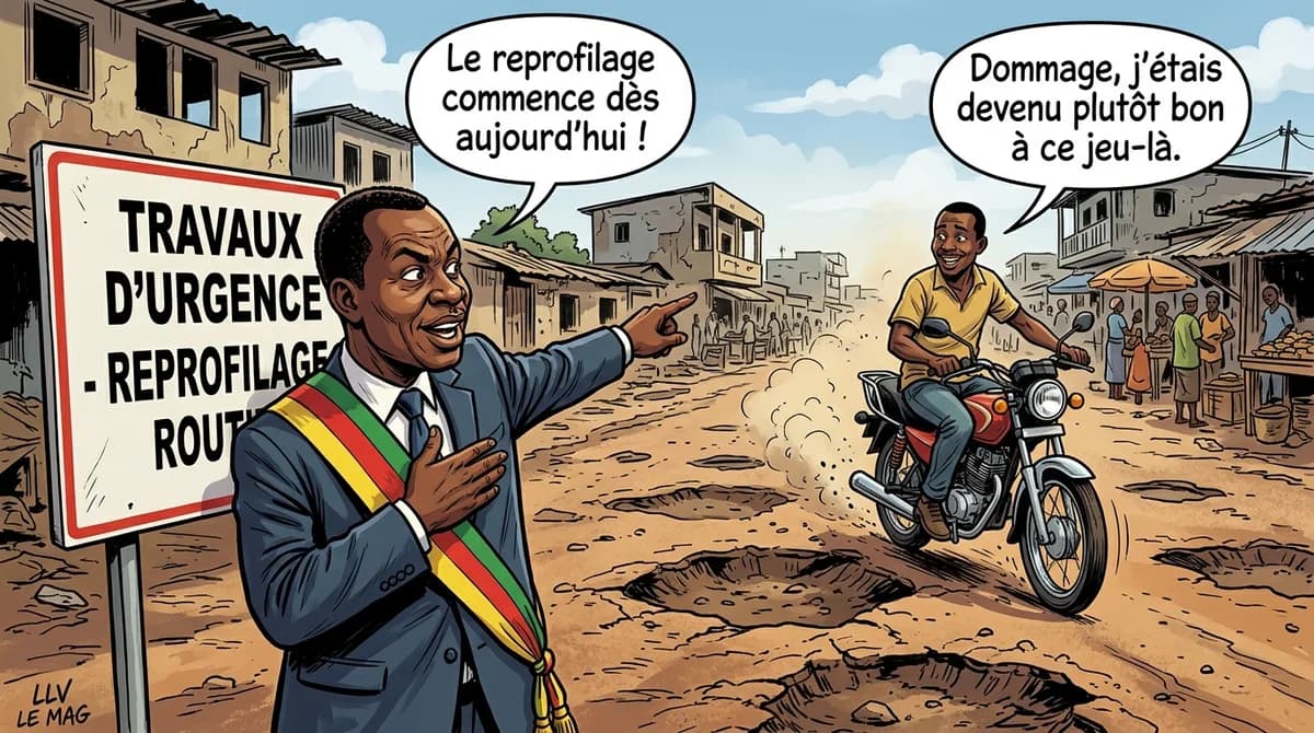 Editorial illustration for Douala: Mayor Roger Mbassa Ndine launches resurfacing of Tunnel Ndokoti ascent