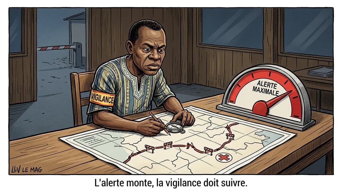 Editorial illustration for Ebola in DRC: CDC Raises Alert to Level 1, What Are the Implications for Cameroon?
