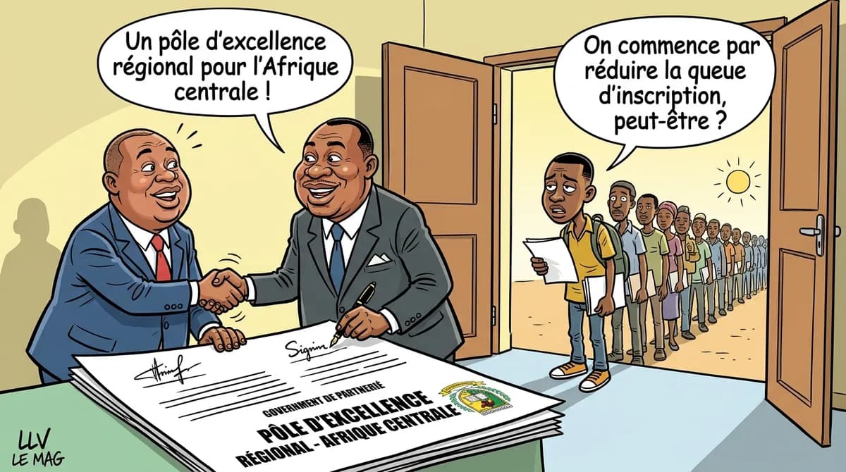 Illustration éditoriale pour Enseignement supérieur : le Cameroun au cœur du projet régional de la CEEAC