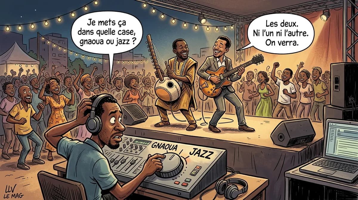 Editorial illustration for Gnaoua Festival 2026 in Essaouira: 450 Artists, Unprecedented Concerts Bridging Tradition and Fusion