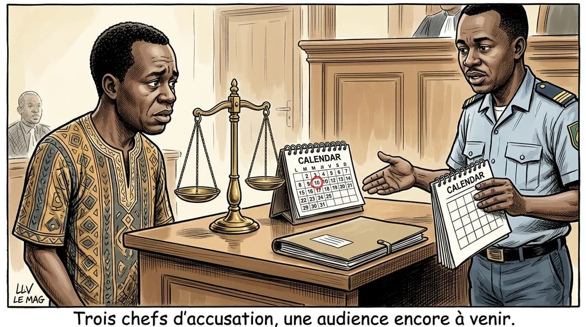 Editorial illustration for Jacques Bertrand Mang Charged with Three Offences – Judicial Follow‑up