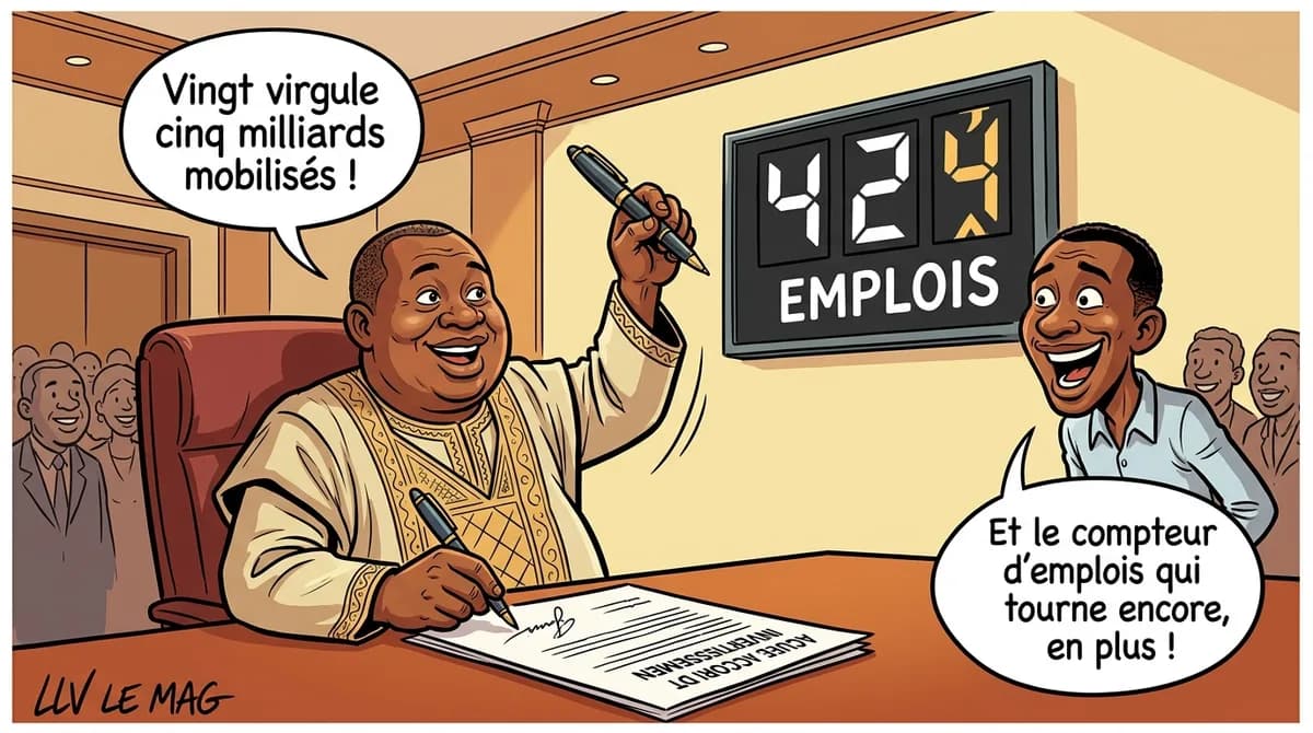 Illustration éditoriale pour L’API mobilise plus de 20,5 milliards de FCFA : un nouveau souffle pour l’économie camerounaise