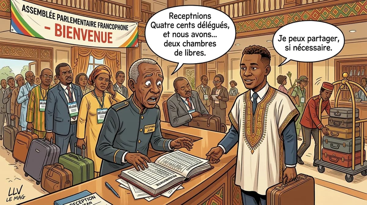 Illustration éditoriale pour La 51e Assemblée parlementaire de la francophonie : un événement majeur pour le Cameroun