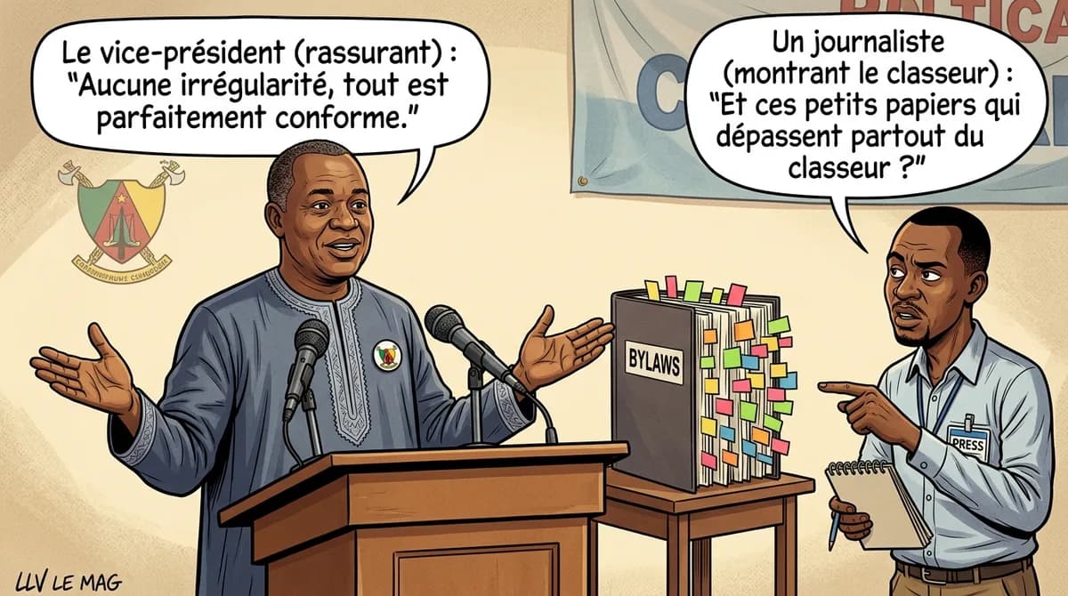 Illustration éditoriale pour Mamadou Mota rassure le MRC : aucune irrégularité dans les textes du parti
