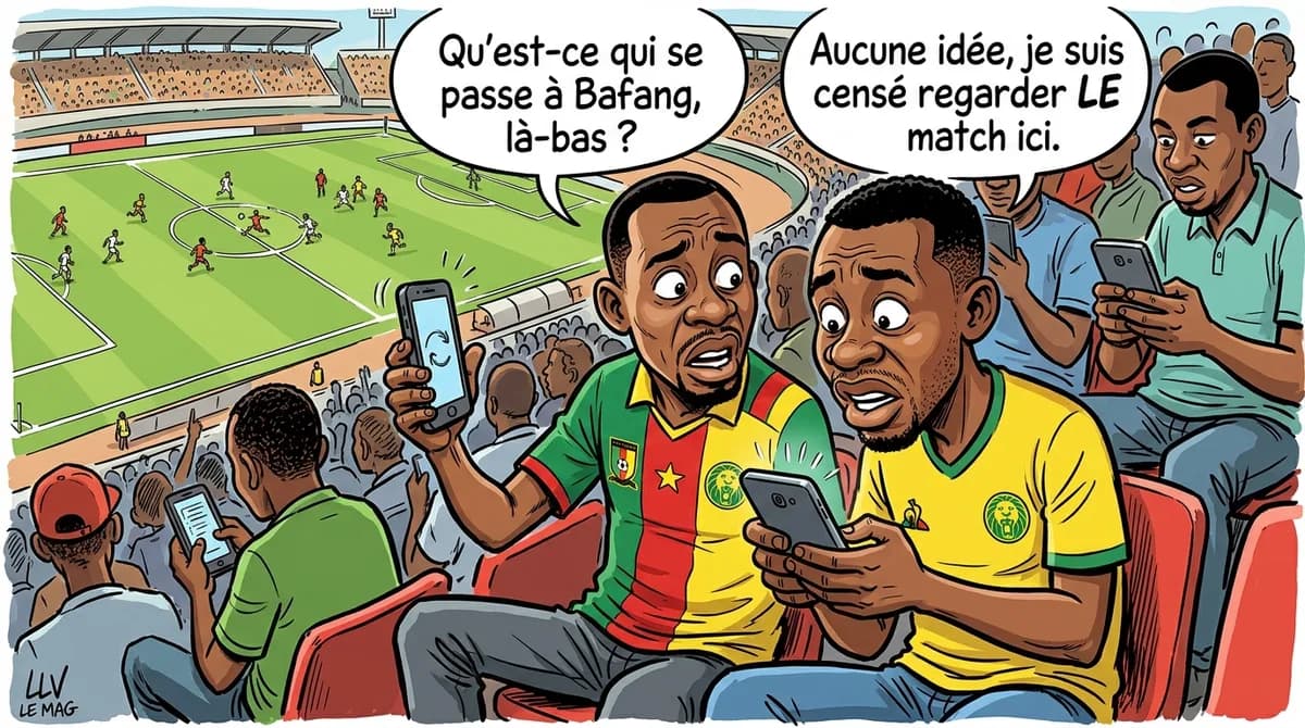 Illustration éditoriale pour MTN Elite One : la dernière journée décisive du championnat camerounais