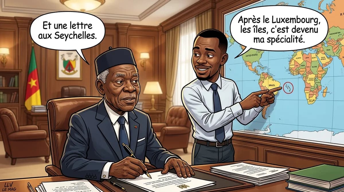 Illustration éditoriale pour Paul Biya félicite le président des Seychelles à l’occasion de la fête nationale du 18 juin 2026