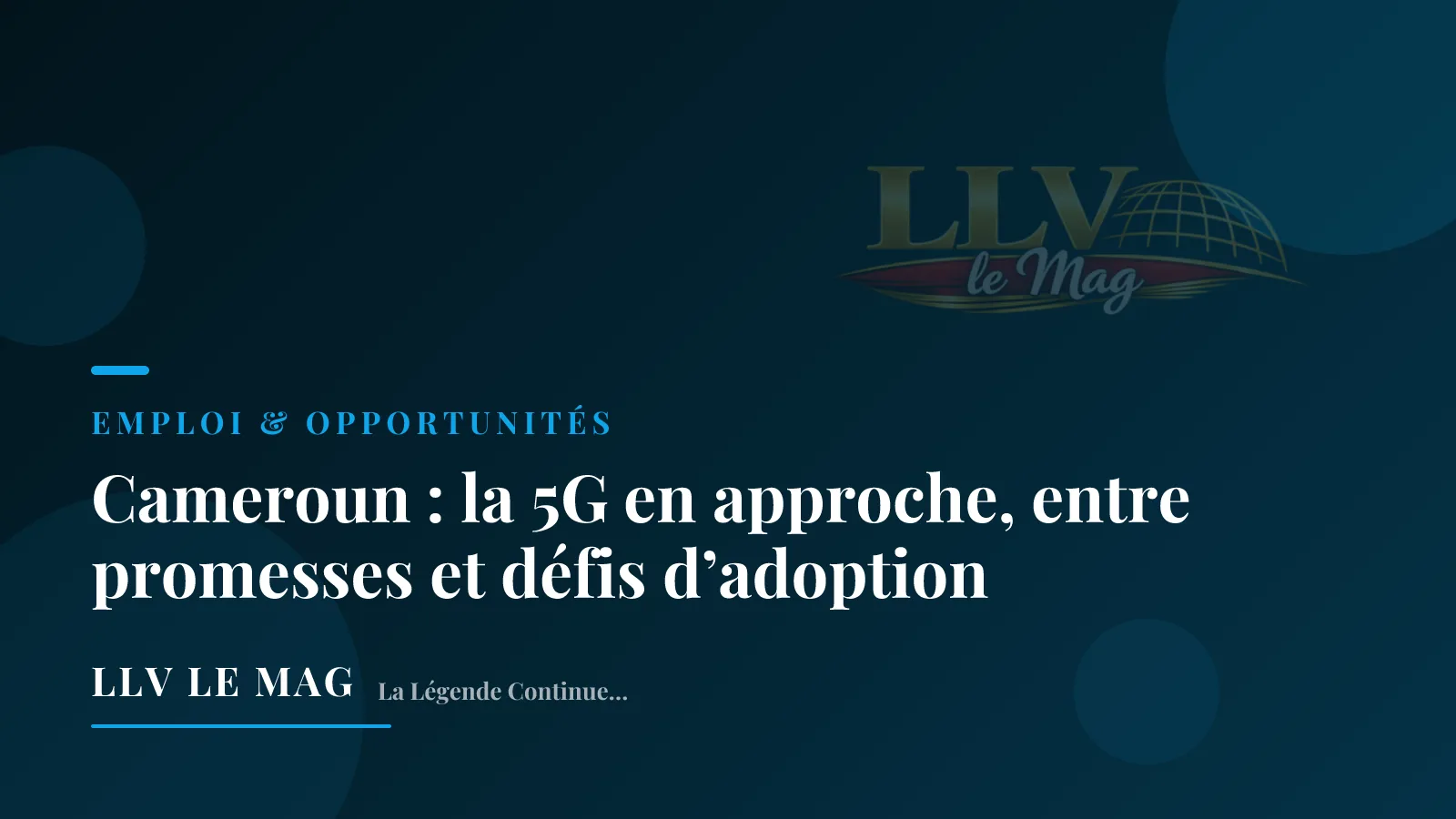 Illustration éditoriale pour Cameroun : la 5G en approche, entre promesses et scepticisme des consommateurs