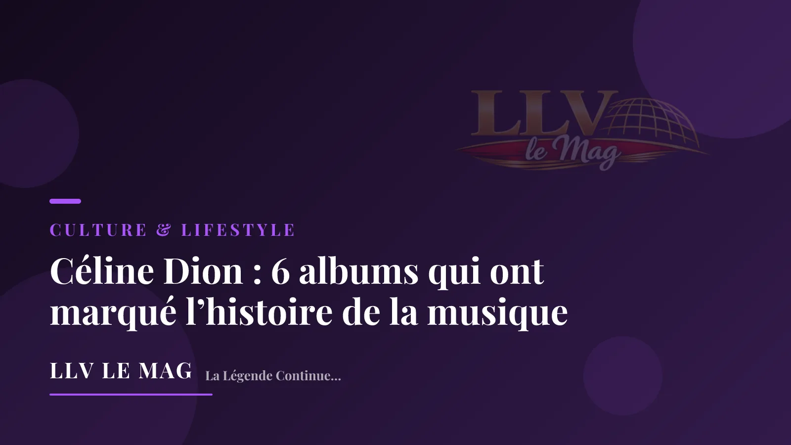 Céline Dion : 6 albums qui ont marqué l’histoire de la musique