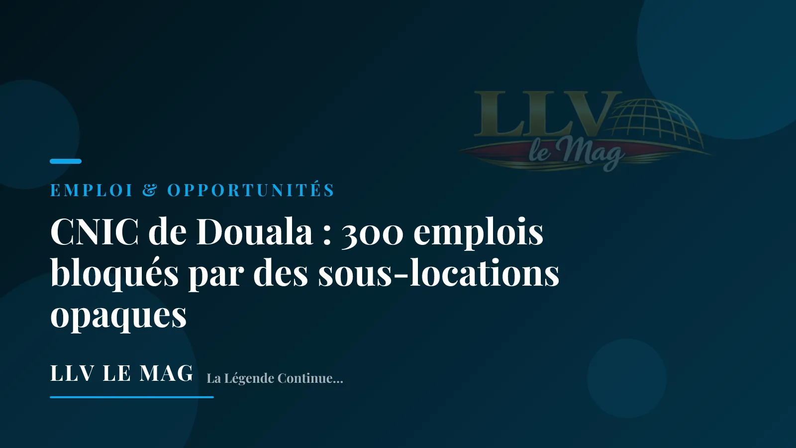 Editorial illustration for Douala Shipyard: 300 Jobs Stalled by Opaque Subletting