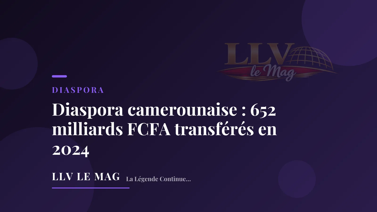Editorial illustration for Cameroonian Diaspora: 652 Billion FCFA Sent Home in 2024