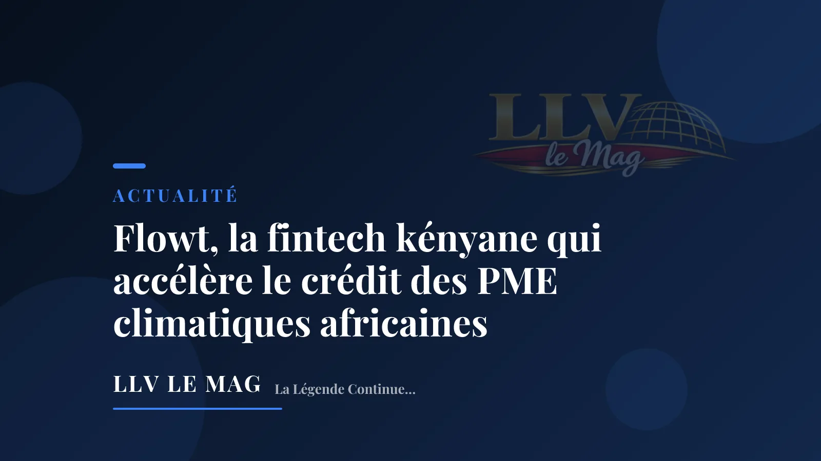 Flowt, the Kenyan Fintech Speeding Up Credit for Climate SMEs