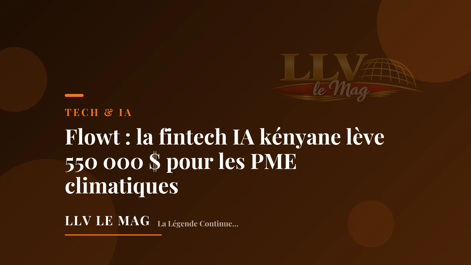 Flowt: Kenyan Fintech Raises $550K for Climate SMEs