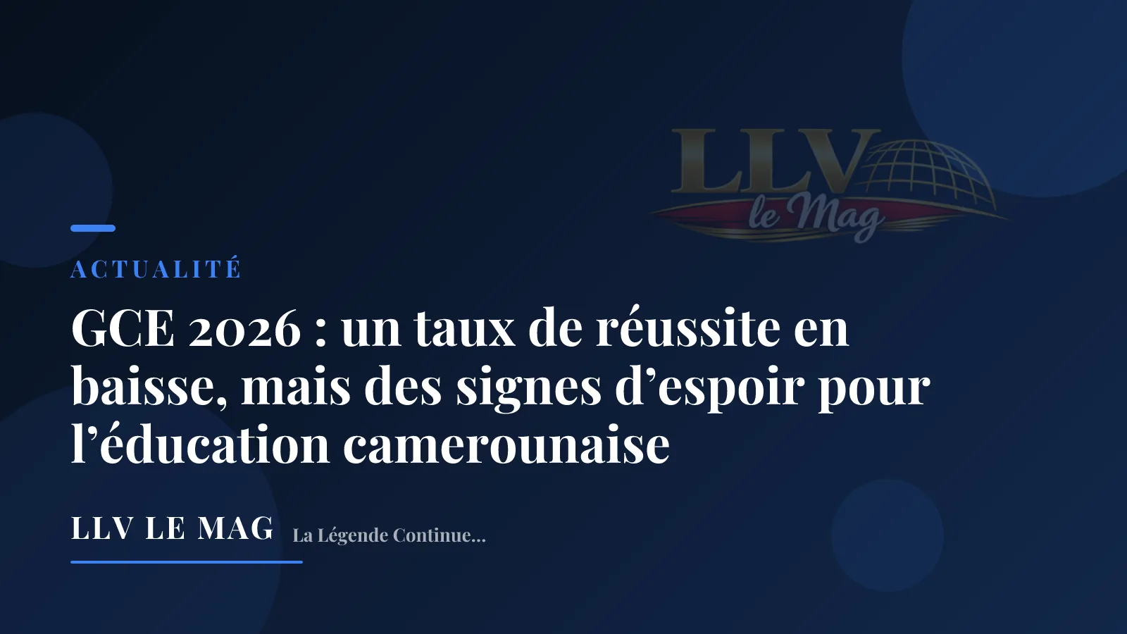 GCE 2026 : le taux de réussite chute à 67,88 % après une session marquée par la fraude