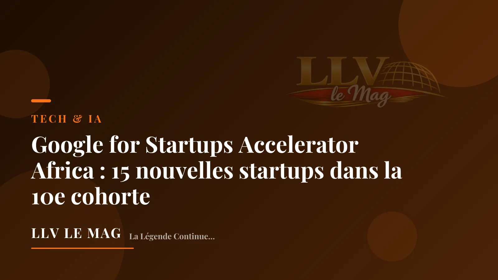 Editorial illustration for Google for Startups Accelerator Africa: 15 new startups in the 10th cohort