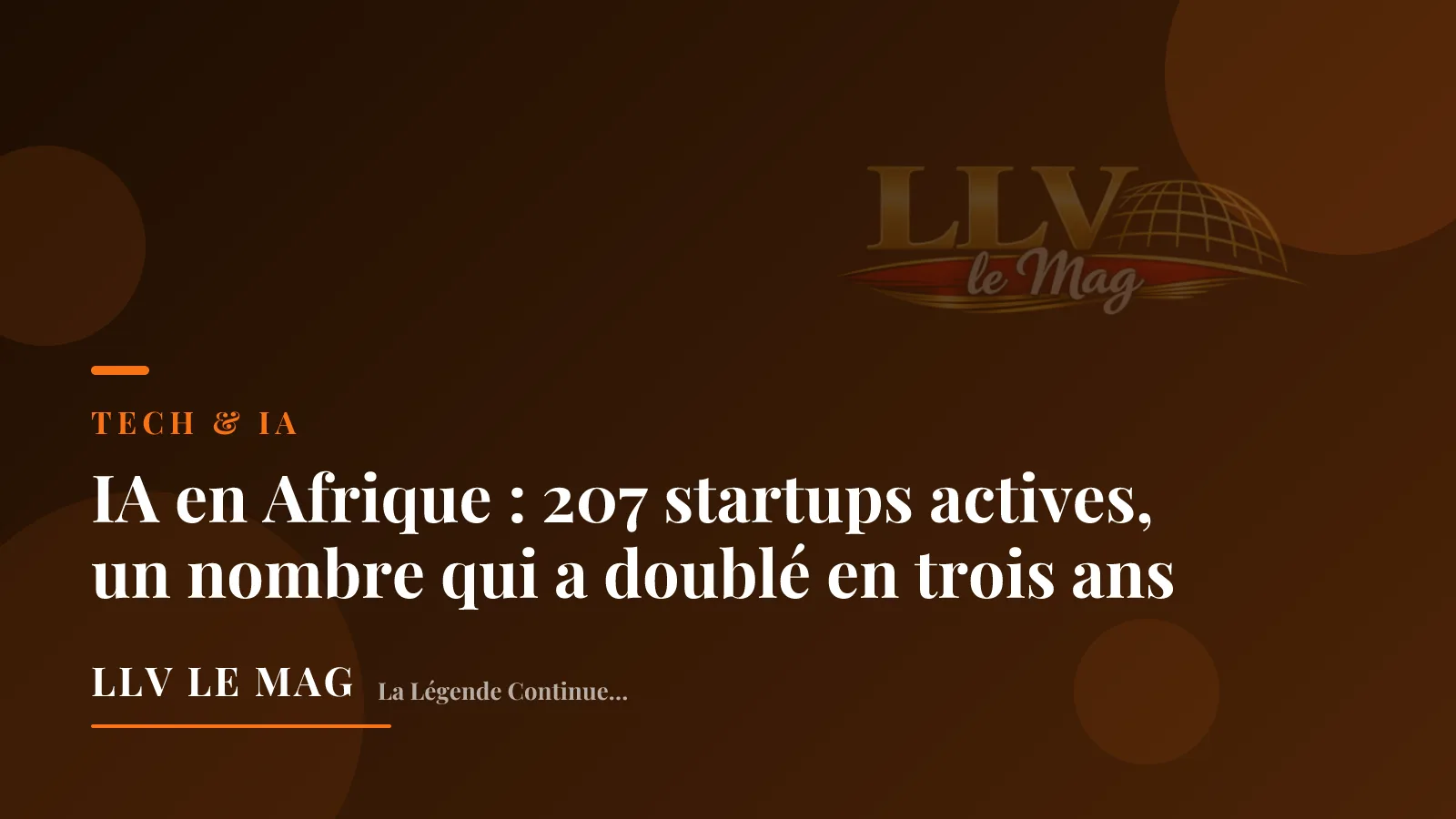AI in Africa: 207 active startups, a number that has doubled in three years