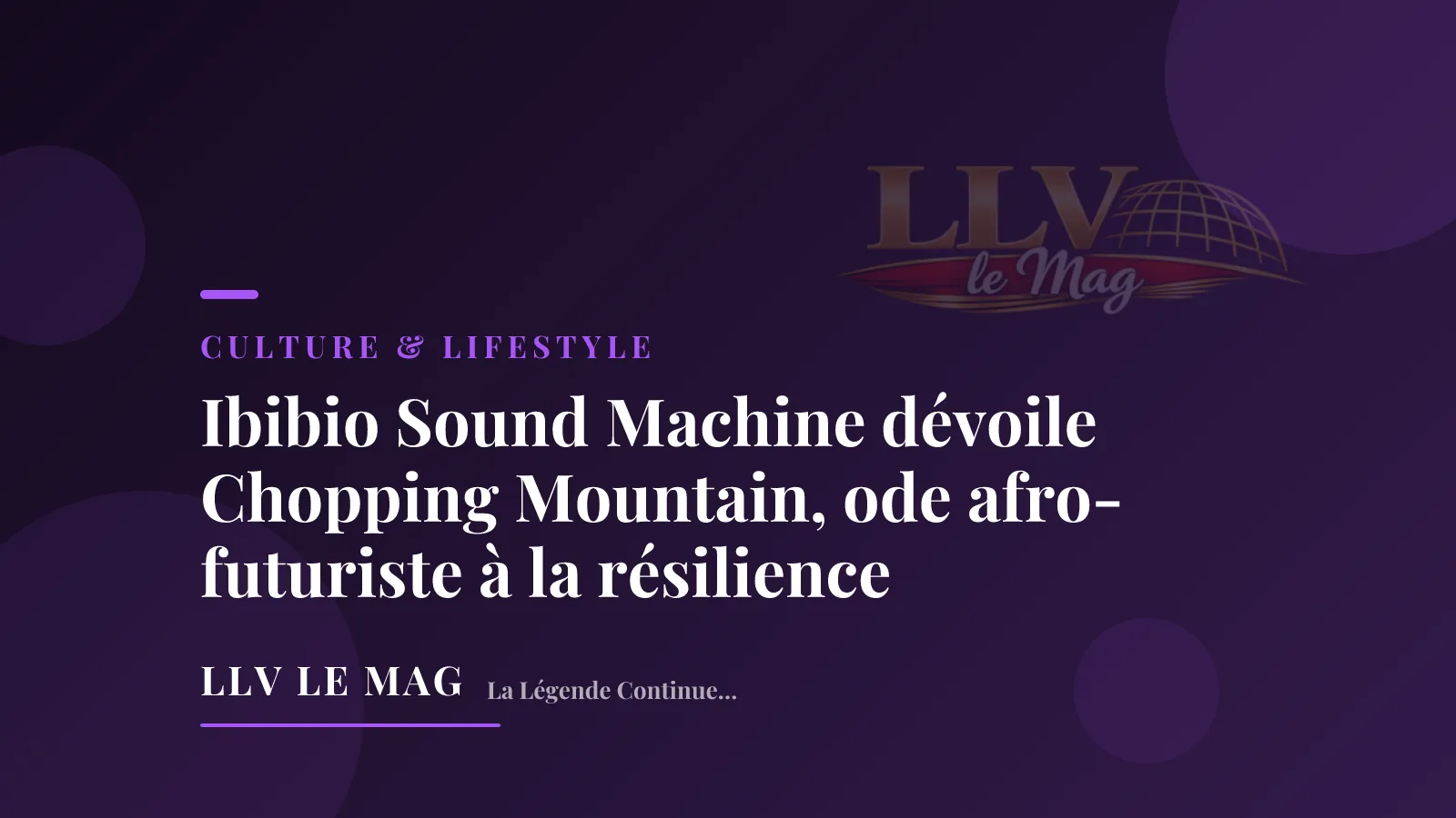 Ibibio Sound Machine Unveils 'Chopping Mountain,' an Afrofuturist Ode to Resilience