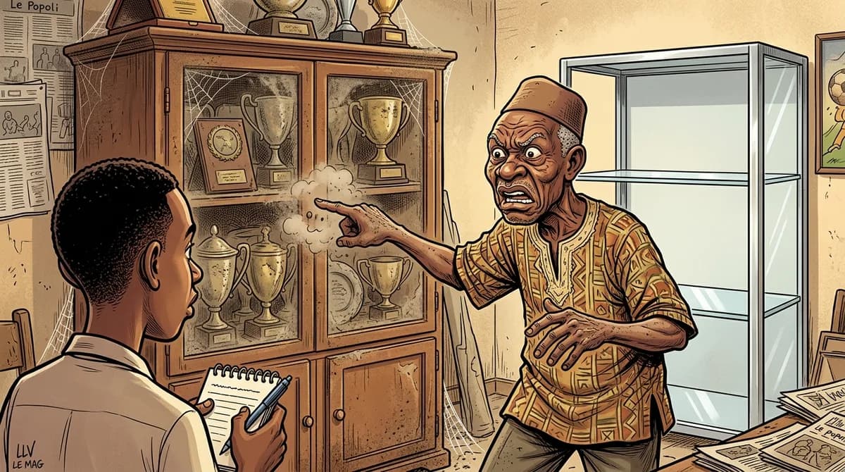 Illustration éditoriale pour Antoine Bell sonne l'alarme : le Cameroun ne sait plus se préparer