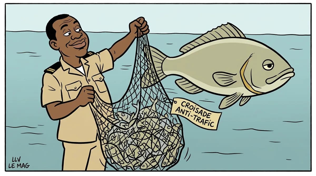 Illustration éditoriale pour Or camerounais : les mesures gouvernementales jugées insuffisantes par la société civile