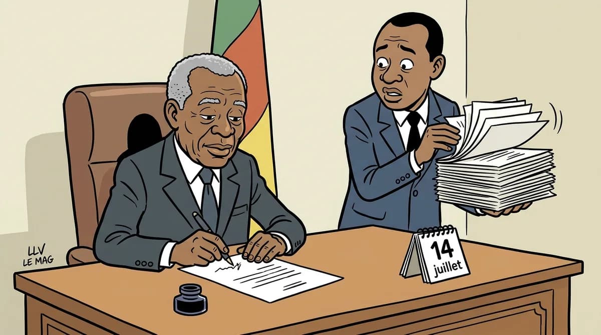 Paul Biya félicite Emmanuel Macron à l'occasion de la fête nationale française