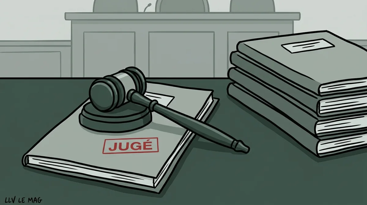 Illustration éditoriale pour Tribunal militaire de Yaoundé prononce les premières condamnations dans la crise post‑électorale du Cameroun